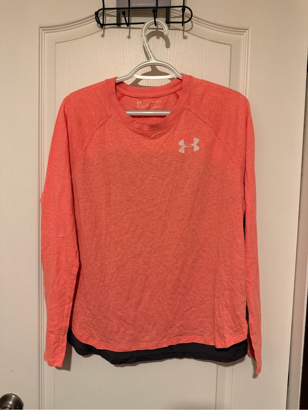 Under Armour Coral Long-Sleeve Athletic Pullover